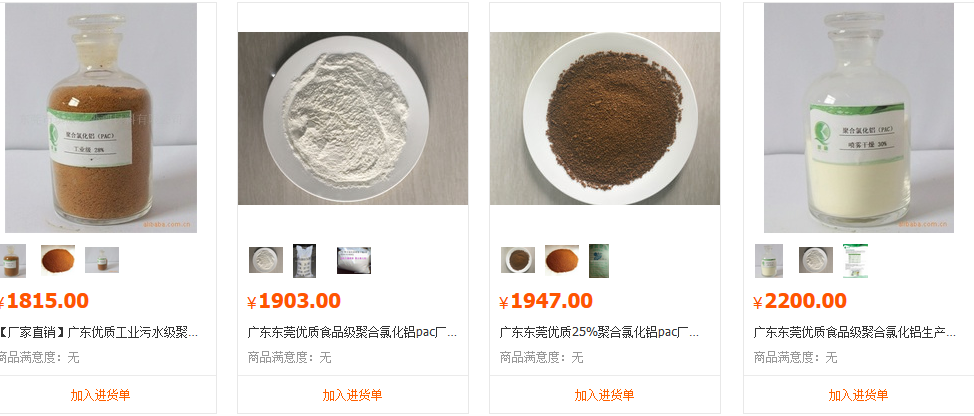 聚合氯化鋁工（gōng）藝分類